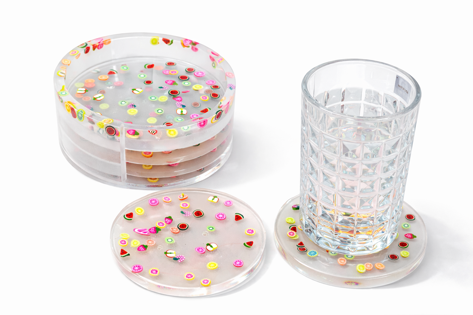 Bring all the beauty to your kitchen with handmade coasters.