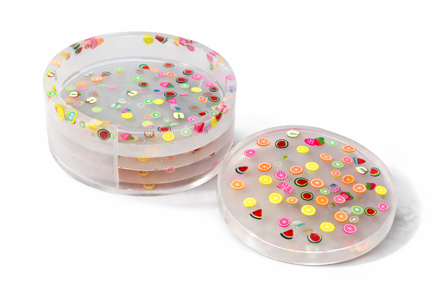 Bring all the beauty to your kitchen with handmade coasters.